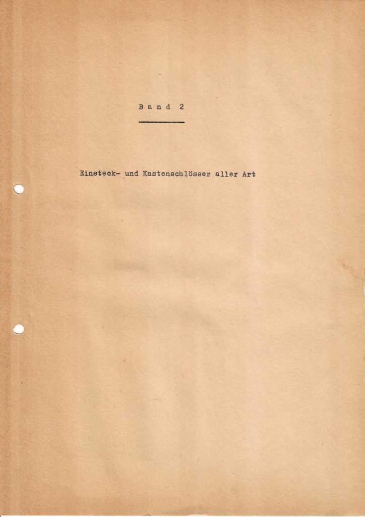 Arthur Bühl Arthurmeister DDR GDR Stasi Lockpicking Katalog Werkzeuge