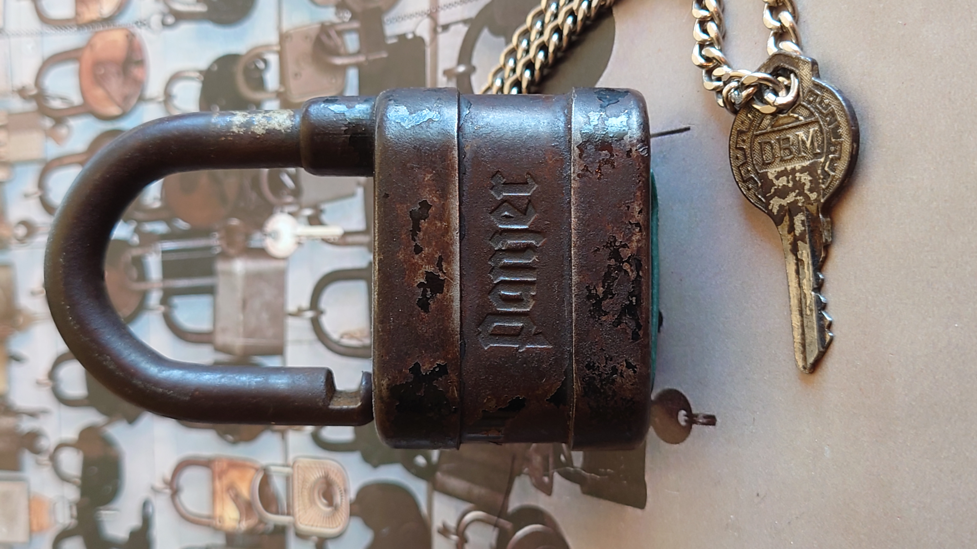 Panzer Lockpicking Arthur Bühl Arthurmeister open made in Germany key Schlüssel DRGM