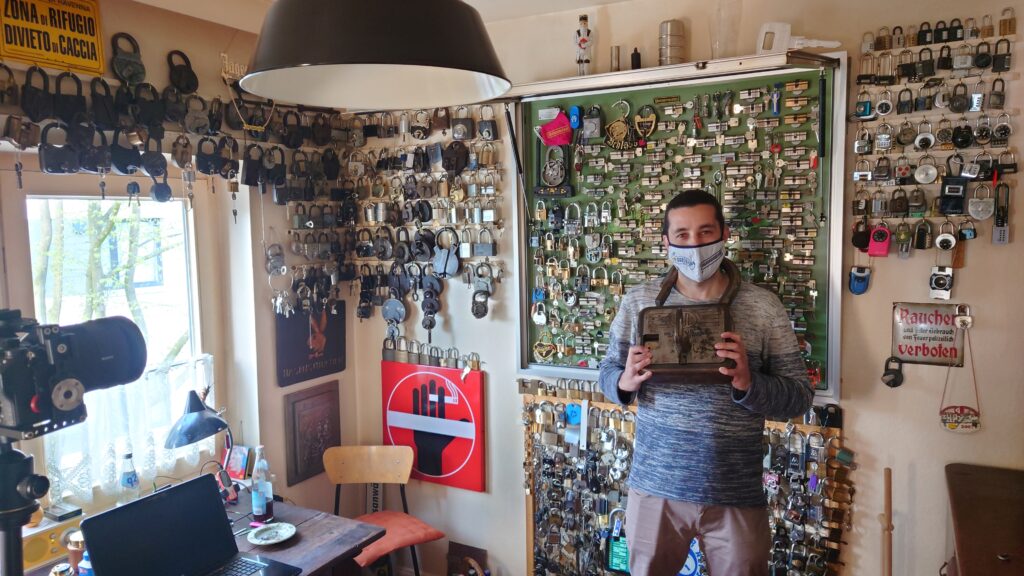 SUL Lockpicking ABUS Padlock Vorhangschloss Corona Lever Cut Lock Key Home Jägermeister Arthur Bühl