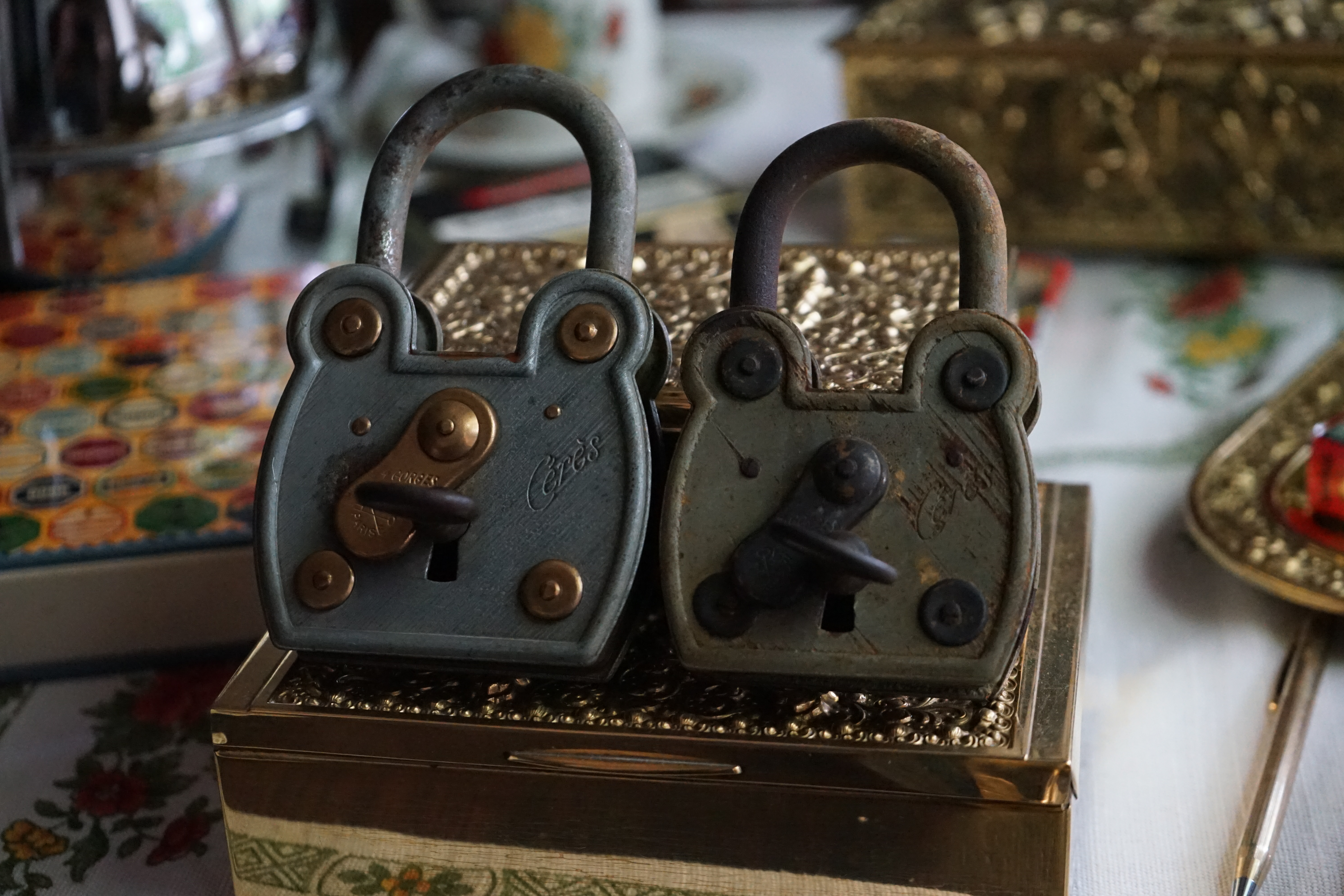 CERES GORGES Padlock Key Arthur Bühl ( Arthurmeister ) Erhard und Söhne Bunter Nachmittag