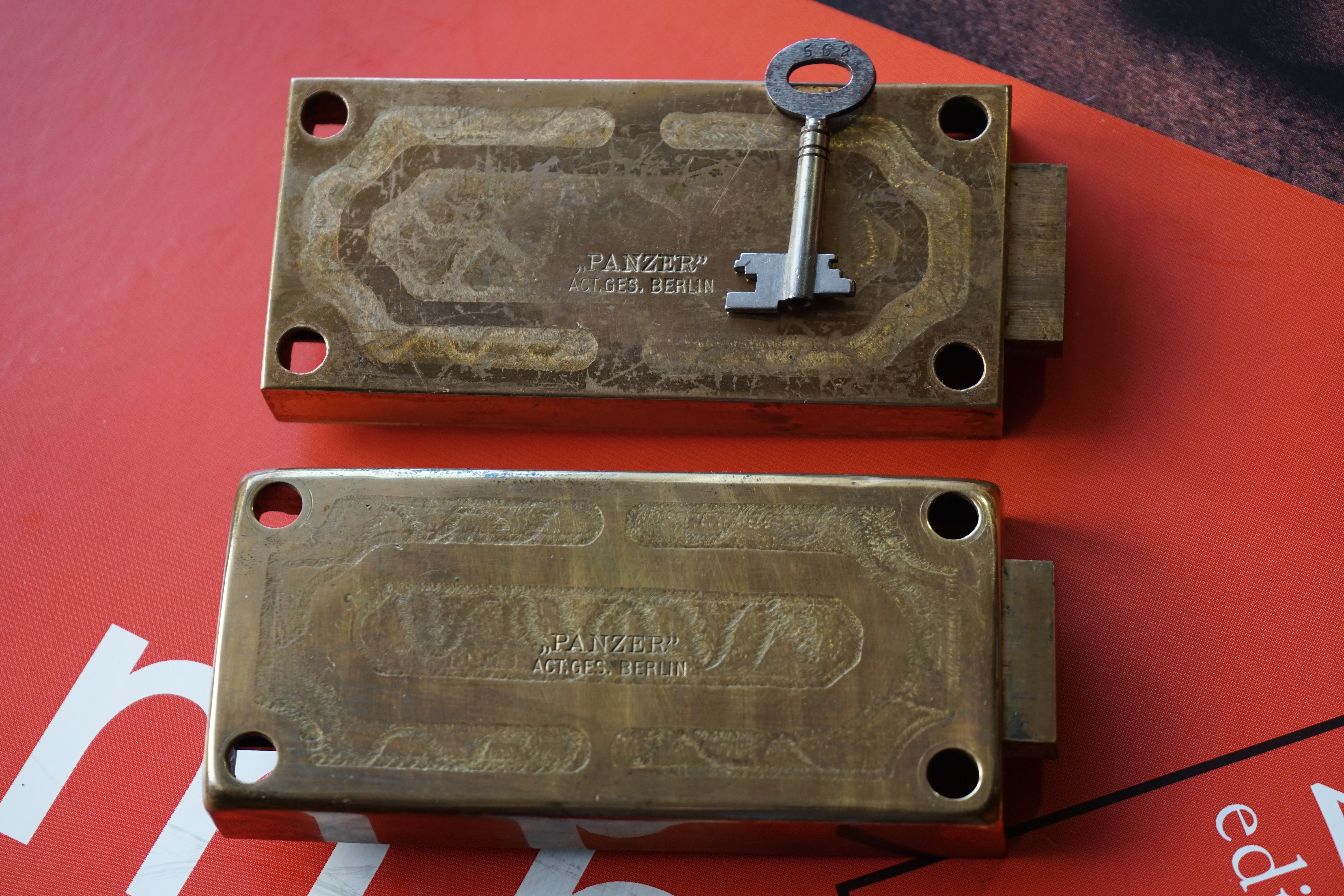 PANZER AG ACT.GES. Berlin Tresor Key Arthur Andreas Bühl ( Arthurmeister ) HAM