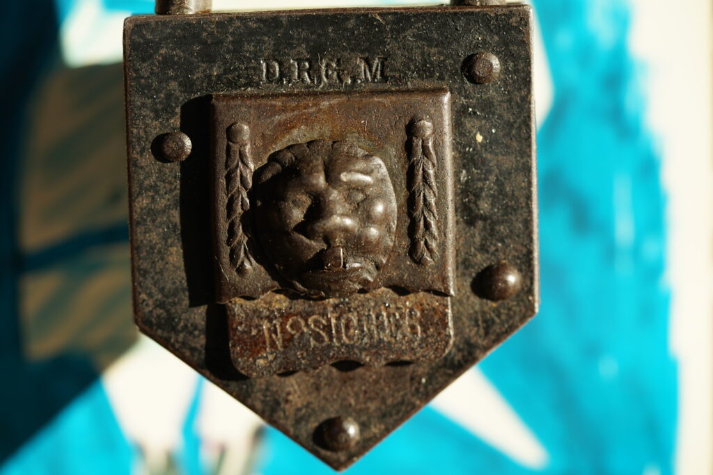 DRGM SIC Deutsches Reichspatent Padlock Key Arthur Bühl HAM Germany Privatdetektiv BUDEG WAD
