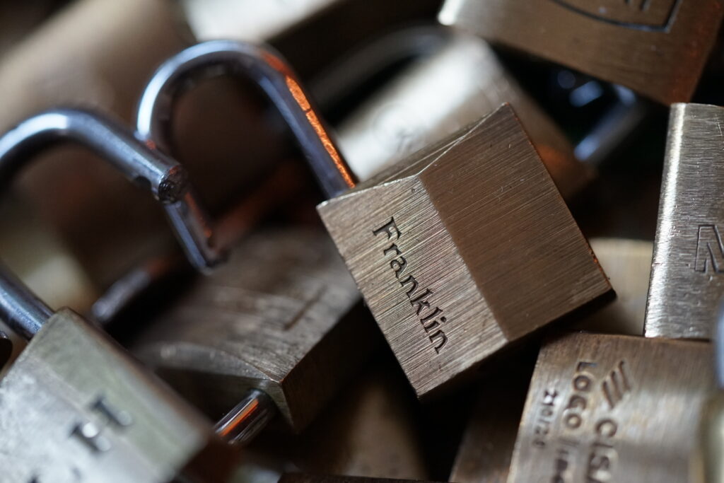 Franklin Padlock open offen Arthur Andreas Bühl Detektiv Privatdetektiv aus Hamburg Germany BUDEG WAD Detektei Auskunftei