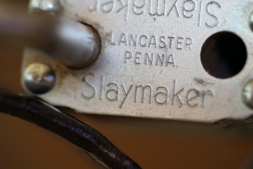 Slaymaker Lancaster Penna. Padlock Lamellen Arthur A. Bühl Detektiv aus Hamburg BUDEG WAD BDD international