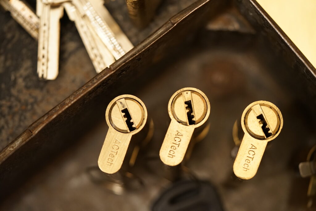 ACTech Schließzylinder Key offen open geöffnet Lockpicking Arthur A. Bühl Detektiv Hamburg BUDEG BDD WAD