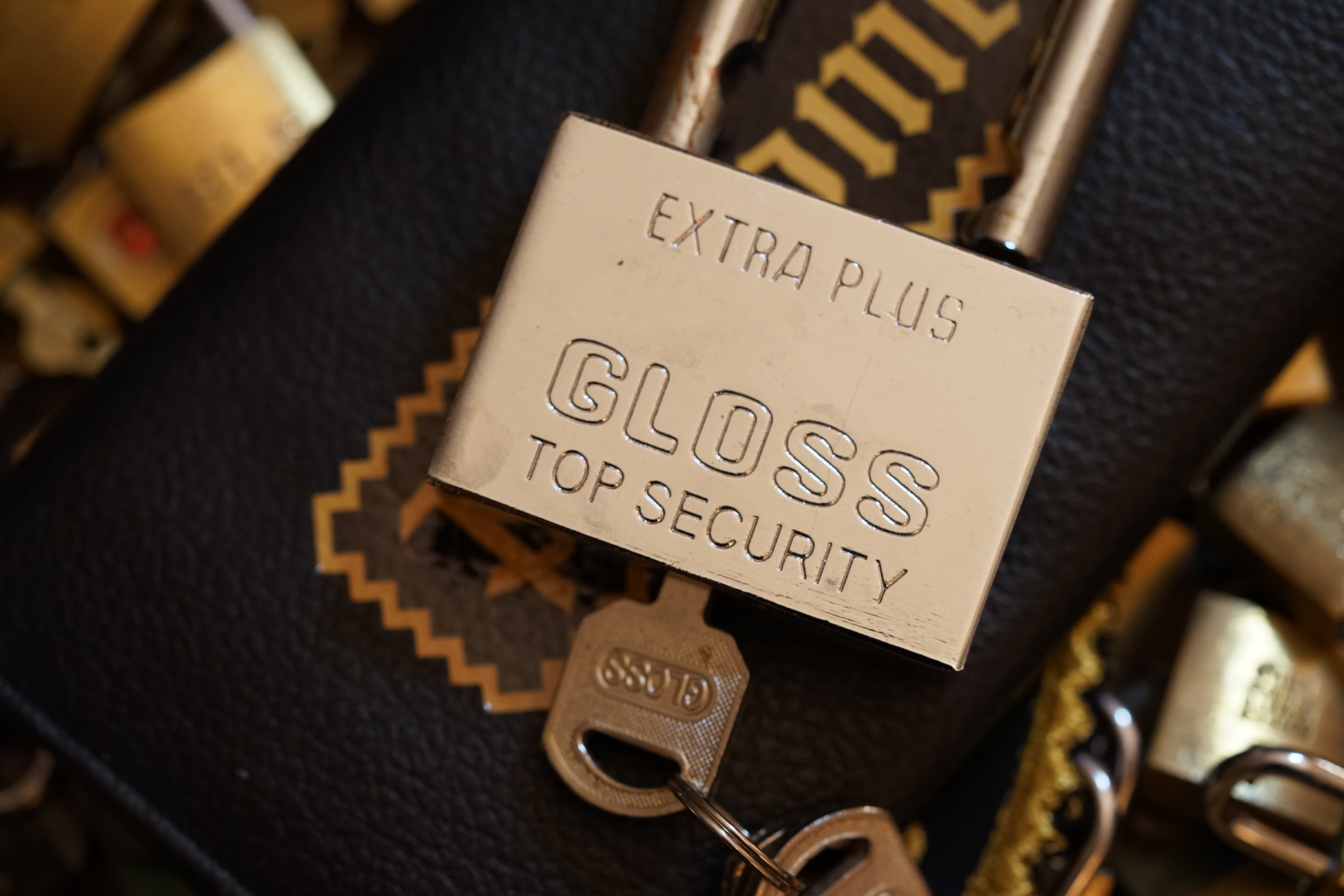 GLOSS Extra Plus Top Security Padlock Key Arthur Bühl Detektiv Hamburg BUDEG WAD BDD Germany international