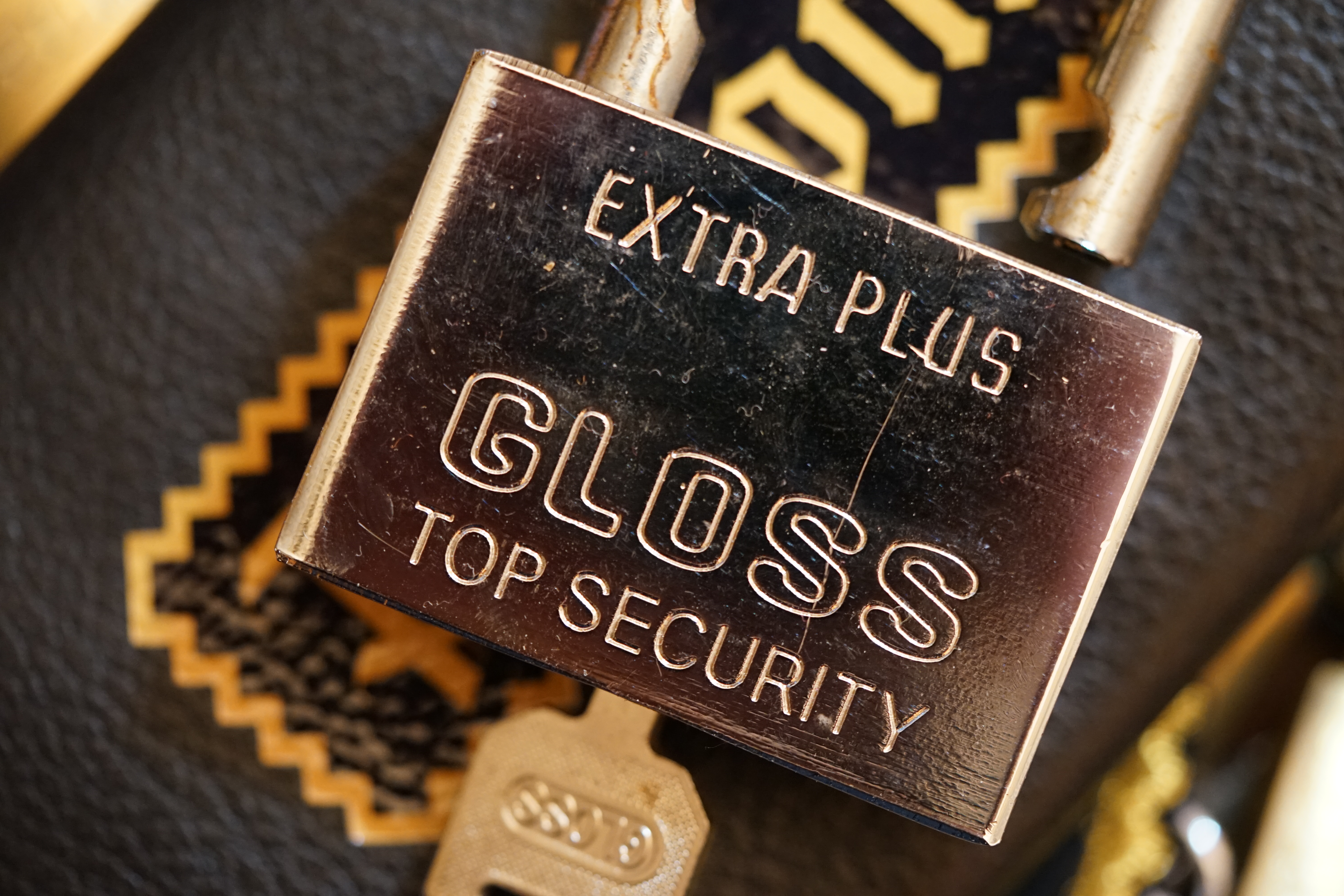 GLOSS Extra Plus Top Security Padlock Key Arthur Bühl Detektiv Hamburg BUDEG WAD BDD Germany
