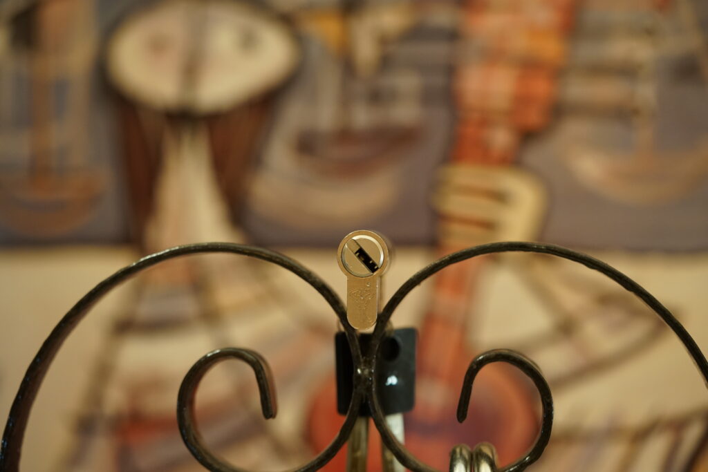 MUL - T - LOK Schließzylinder OFFEN OPEN OUVERT APERTO Arthur Bühl Arthurmeister Lockpicking Stammtisch Aschenbecher Smoking Rauchen
