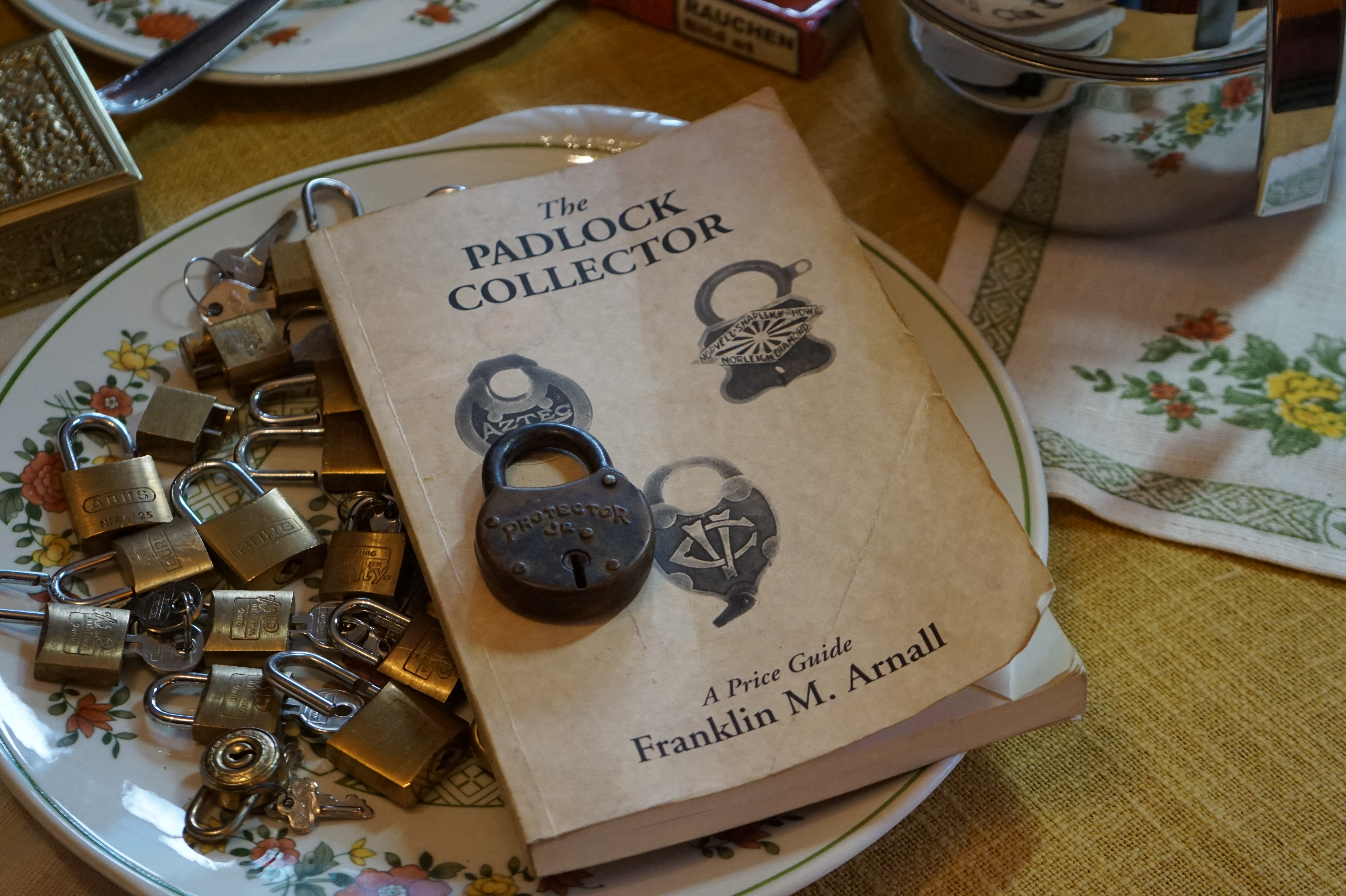 Protector Padlock Franklin M. Arnall Padlock Collector Sicherheitsschloss Security Arthur A. Bühl Privatinvestigator Hamburg BUDEG WAD BDD