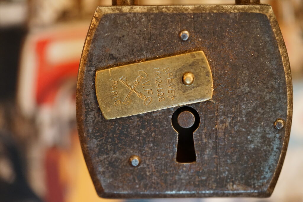 DRGB BREVET alt antik Padlock Arthur Bühl Arthurmeister Lockpicking Master of the Universe Wired