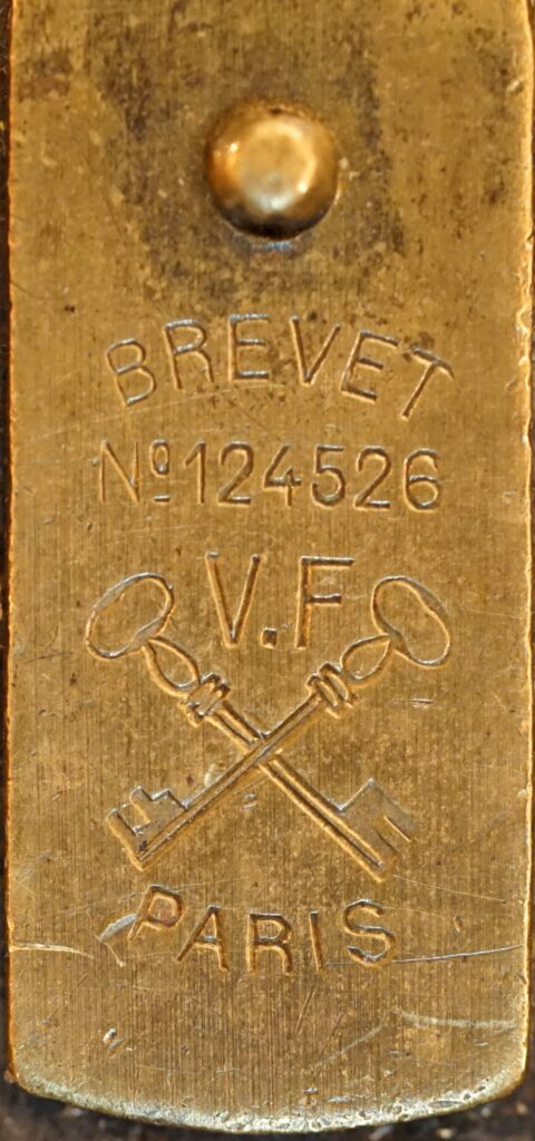 DRGB BREVET No. 124526 V.V. Paris alt antik Padlock Arthur Bühl Arthurmeister Lockpicking Master of the Universe Wired