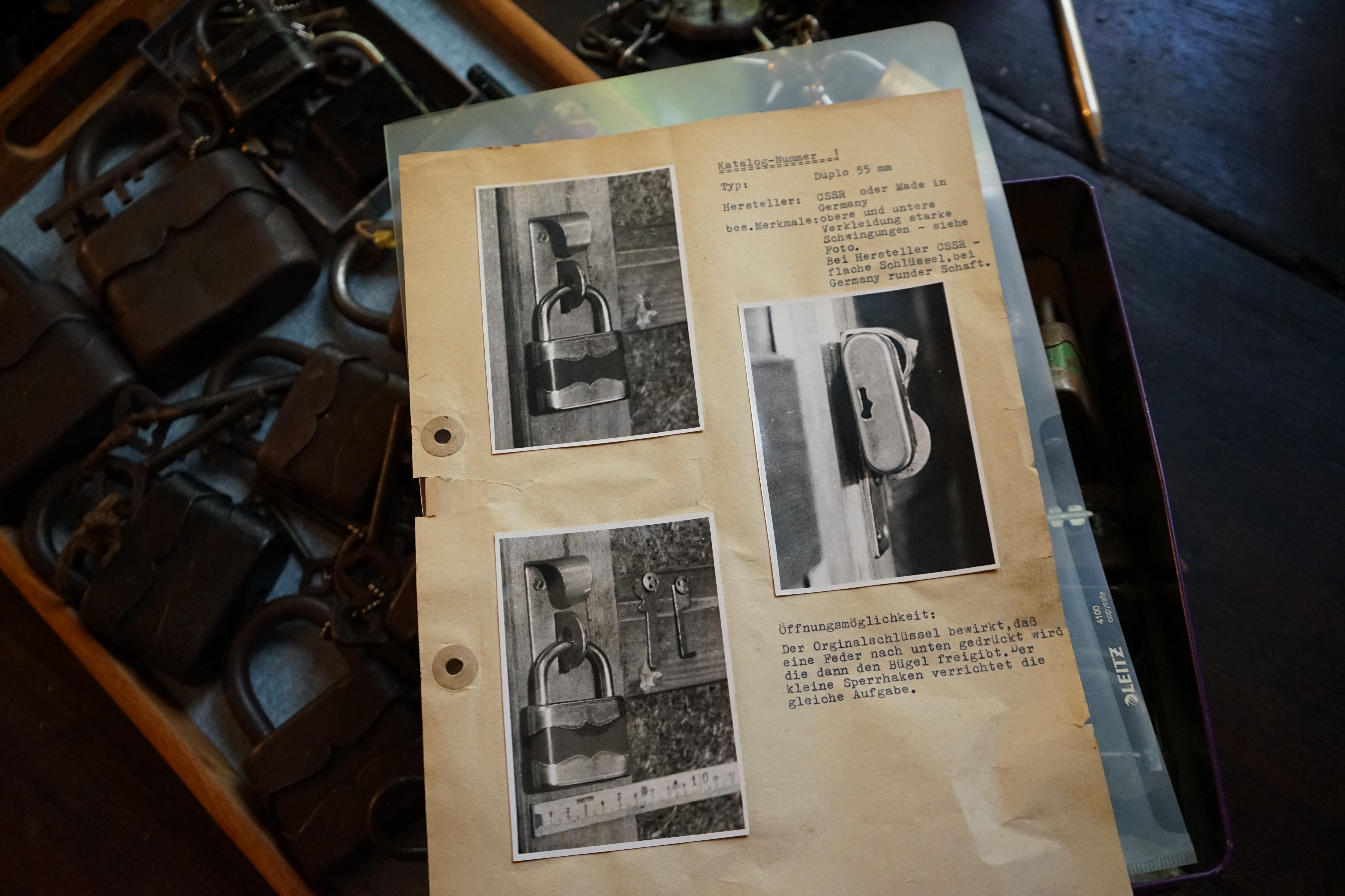 DULV Vorhängeschloss Schlüssel Arthur Bühl Privatdetektiv Hamburg BUDEG BDD WAD Hamburg international Stasi GDR DDR