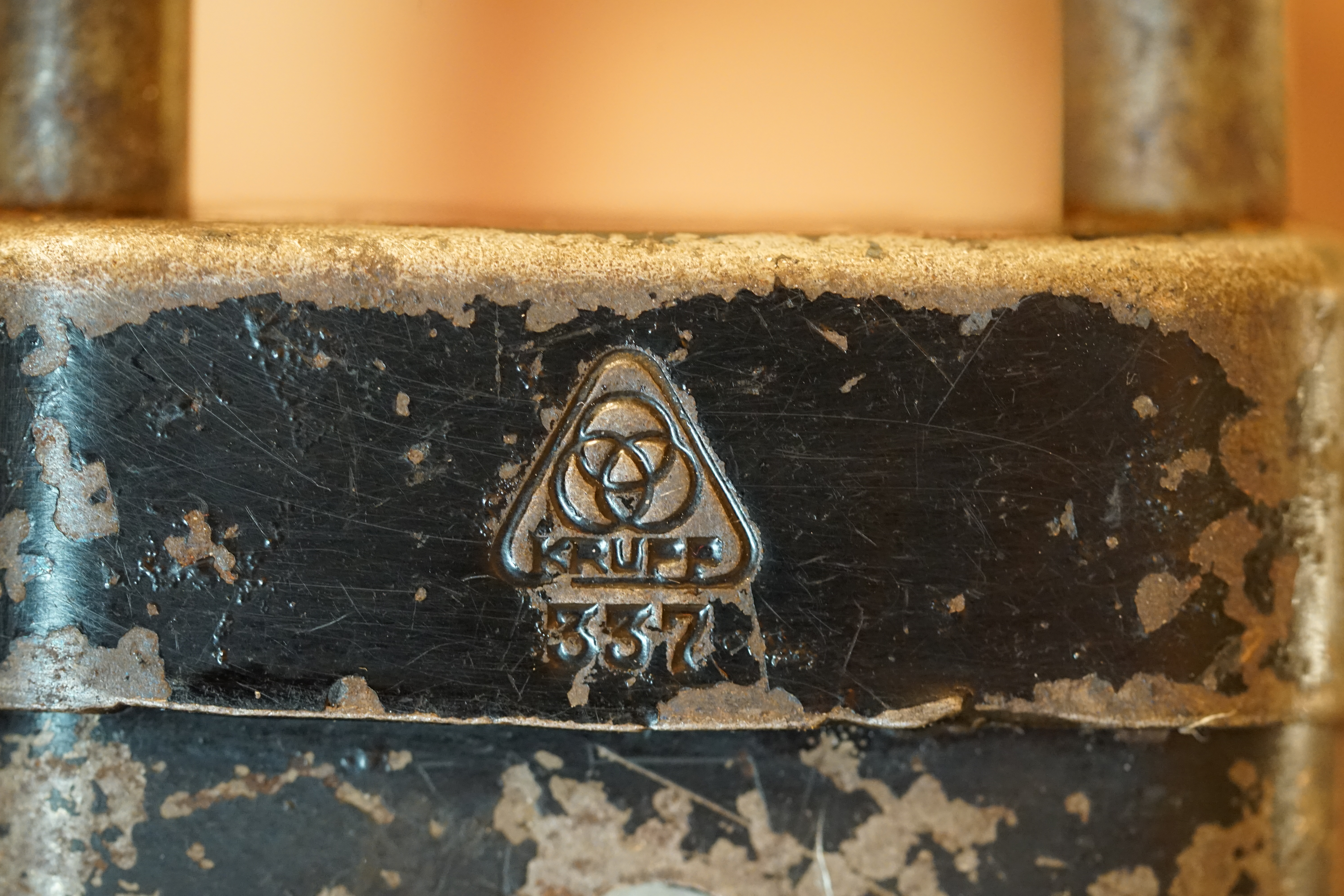 KRUPP Vorhängeschloss alt antik Arthurmeister Lockpicking HAM Arthur Bühl Privatdetektiv BUDEG WAD BDD