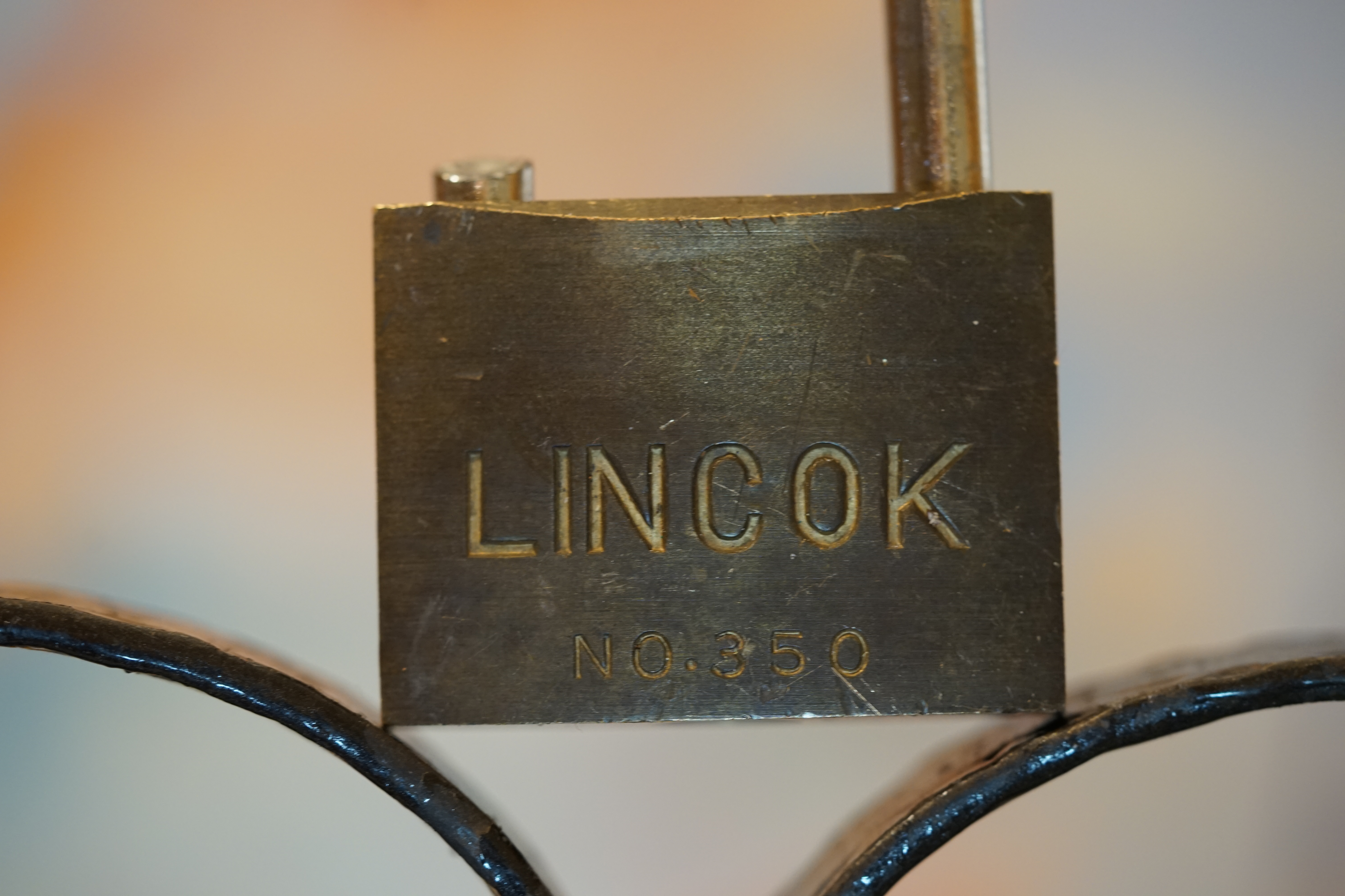 Lincok No. 350 Padlock Schlüsseldienst kaputt Sicherheit Arthur Bühl Privatdetektiv Hamburg Germany BUDEG BDD WAD