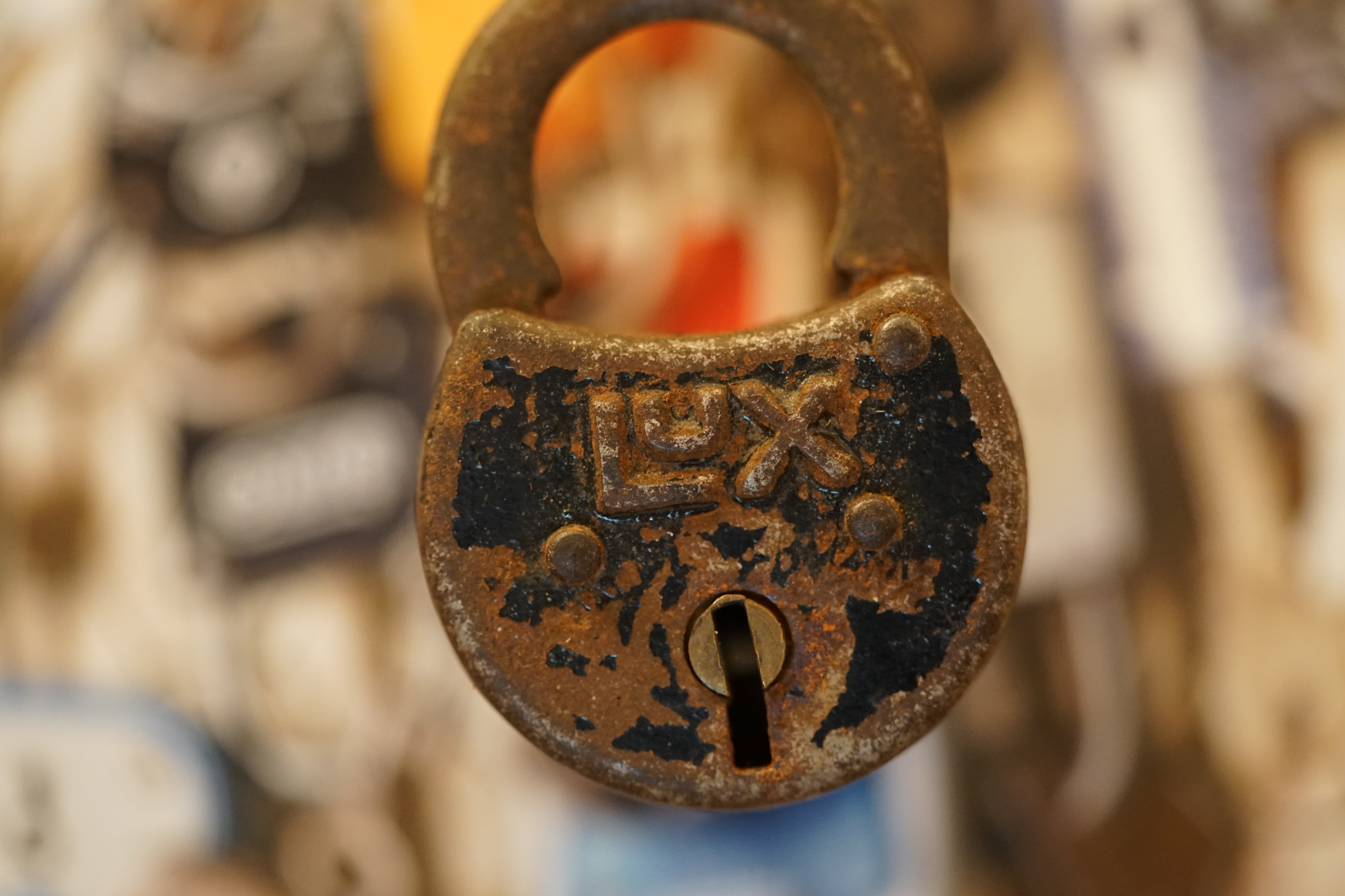 LUX Padlock alt antik Arthurmeisters Jukebox im Hasenstübchen Hamburg Pointer Sisters Master Touch Slow Hand