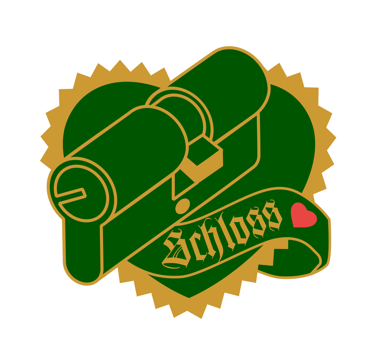 𝔄𝔯𝔱𝔥𝔲𝔯𝔪𝔢𝔦𝔰𝔱𝔢𝔯®-Schlossherz-♥-gold-gruen-rotes-Herz-Liebesschloss-by-𝔄𝔯𝔱𝔥𝔲𝔯-𝔅ue𝔥𝔩